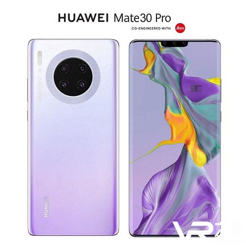 华为mate 30 pro概念图:圆环形四摄,屏占比超高