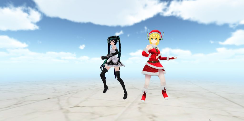 初音未来和尤尼提酱共舞(2)