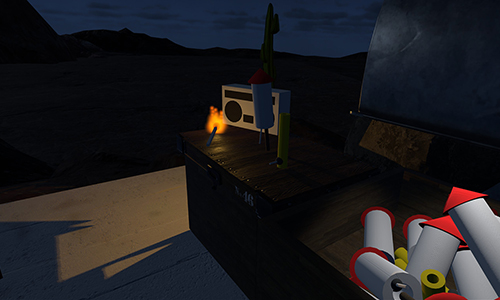 沙漠烟花爆炸VR(3)