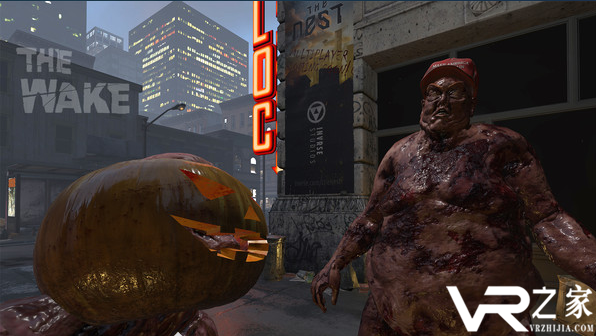 《唤醒》VR游戏评测使用各种武器殴打丧尸.png