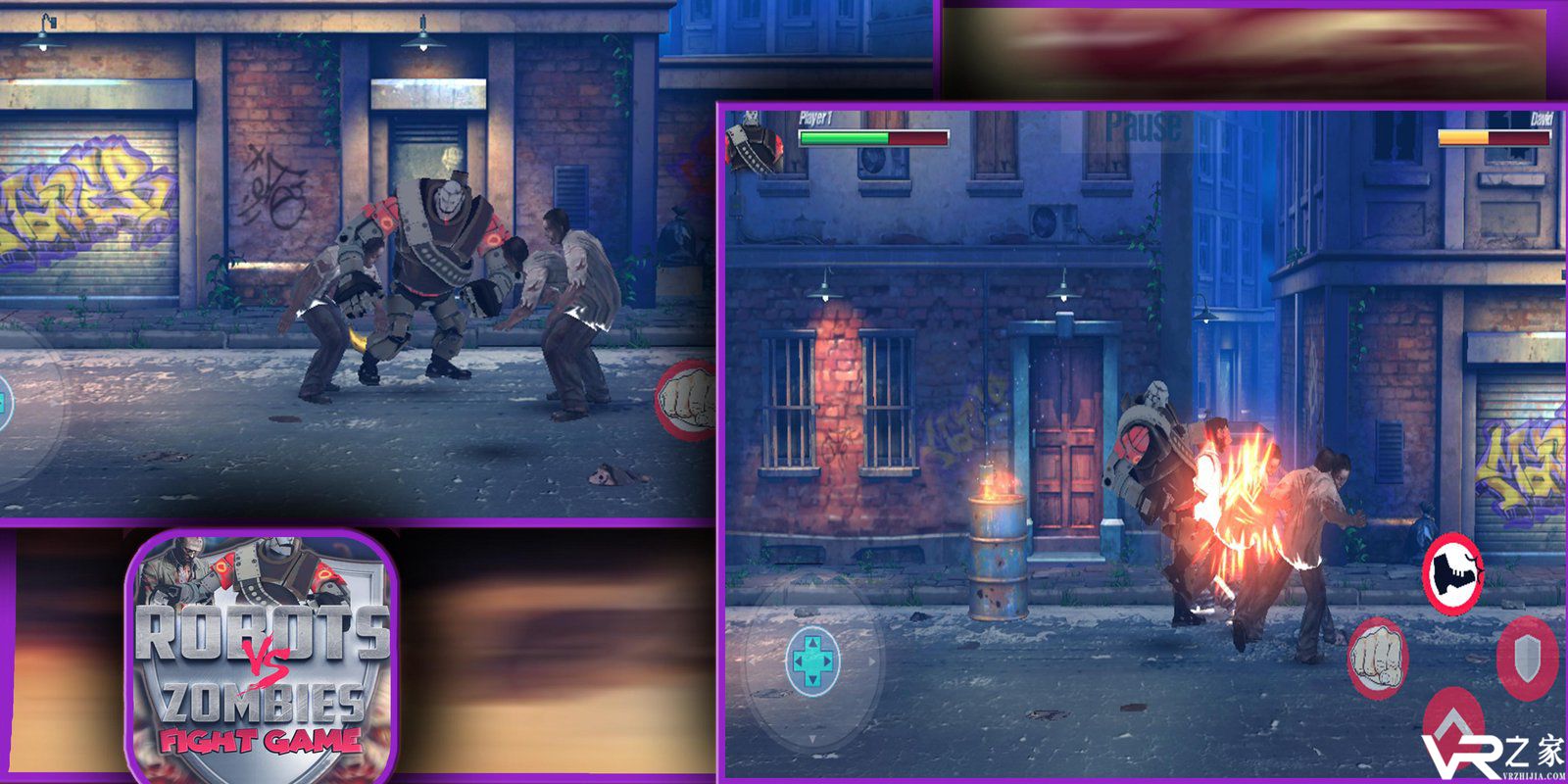 机器人与僵尸：战斗格斗(1)