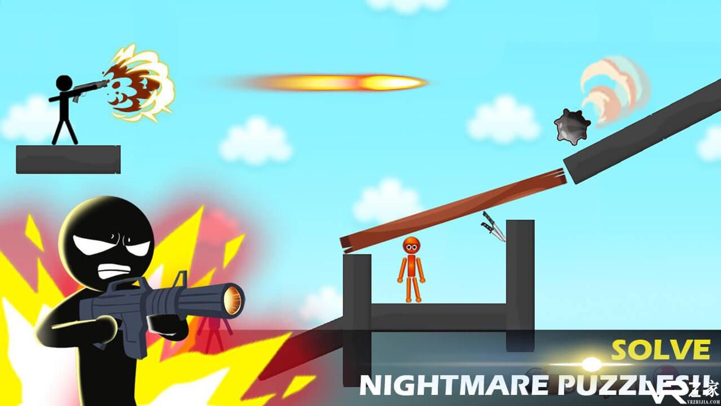 火柴人射手：毁灭房间无敌版(3)