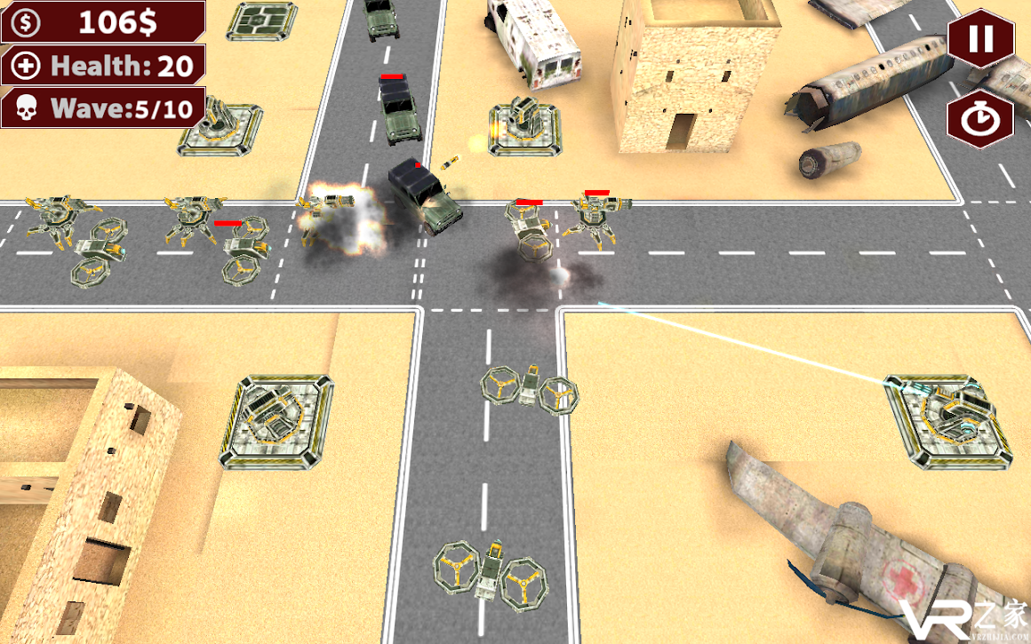 塔防3D：沙漠强袭无敌版(3)