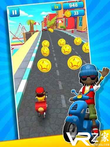 地铁滑板车跑酷(1)