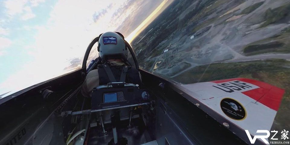 【VR全景视频】美空军特技飞行 286MB 极限刺激带你坐飞机！爽翻！