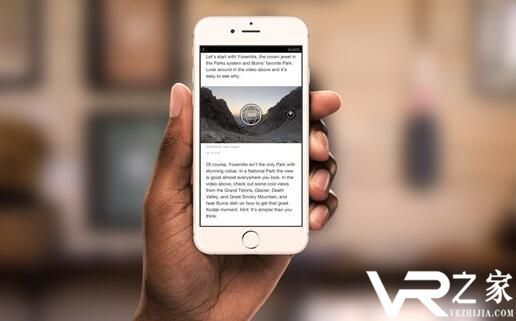 Facebook力挺VR 宣布即时文章支持360全景视频和照片