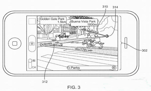苹果AR地图专利