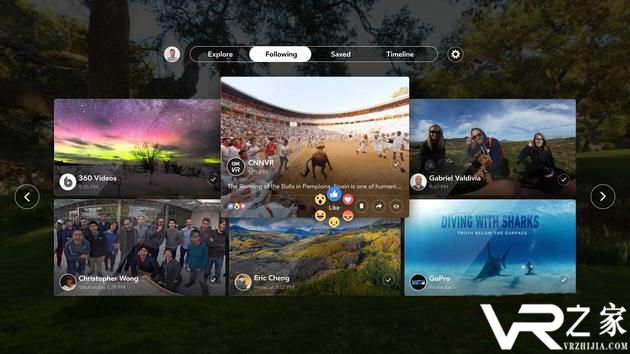这样VR社交酷! Facebook正式推360视频服务2.jpg
