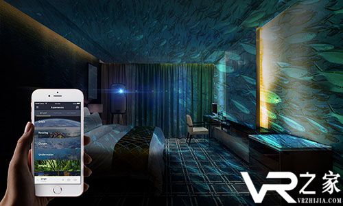 将起居室变成海底世界，Broomx推出VR投影系统.jpg