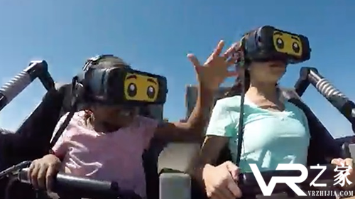 VR过山车“大型乐高赛”在美国佛罗里达开幕