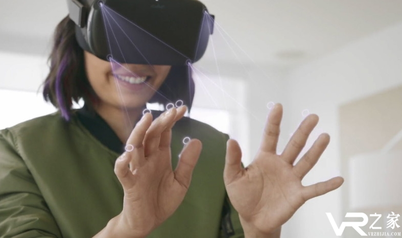 Oculus Quest将更新V13系统，默认开启手势识别，可与手柄自动切换.png