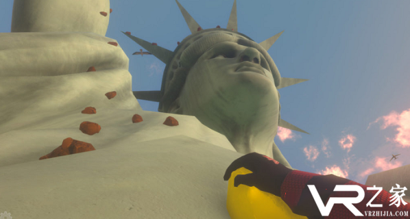 VR极限运动游戏《NYC Bungee》：让你在自由女神像顶端玩蹦极！