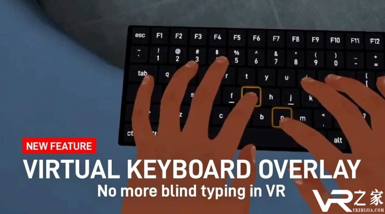 VR办公协作应用Immersed加入键盘识别模式