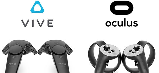 HTC Vive手柄与Oculus Touch控制器对比分析介绍