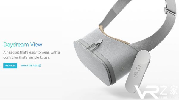 谷歌Daydream View11月10日发售 目前有三种颜色可供选择.jpg