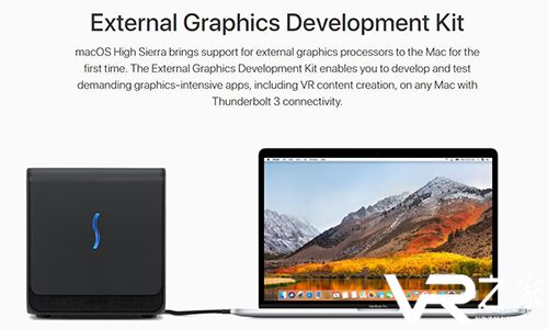 为Mac提供VR性能支持，苹果外接显卡AMD 580售价599美元.jpg