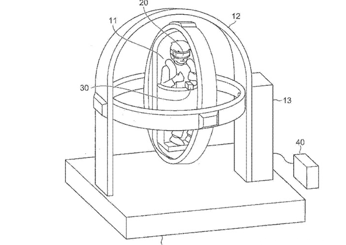 索尼申请VR座椅专利：用户可以360°自由旋转.png