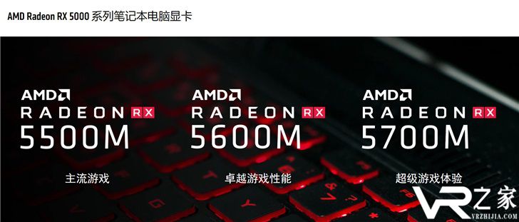 AMD 今年主推三款笔记本显卡 分别为RX 5500M、RX 5600M和RX 5700M.jpg