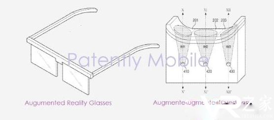 三星发布AR智能眼镜最新设计专利.png
