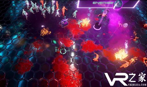VR弹幕射击游戏《Neon Arena》登陆Steam