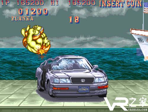 《街头霸王2》中的40秒砸车游戏如今有了VR版