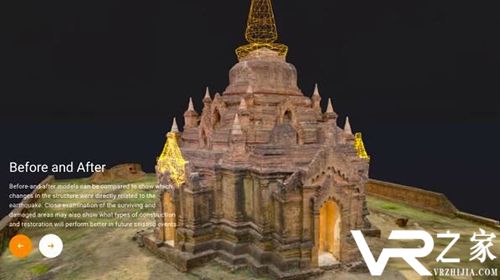 高科技文化保护组织使用VR复原寺庙景观