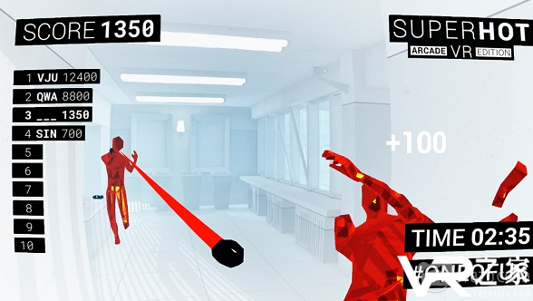 《SUPERHOT VR》街机版现已推出，增加全新游戏模式