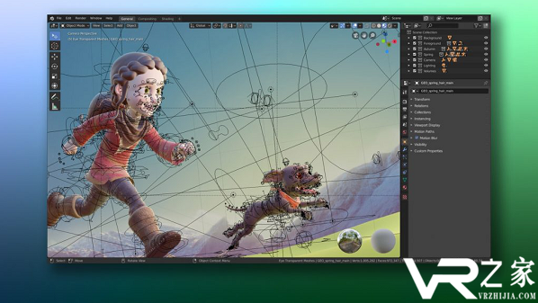 开源建模及动画工具Blender即将添加VR功能