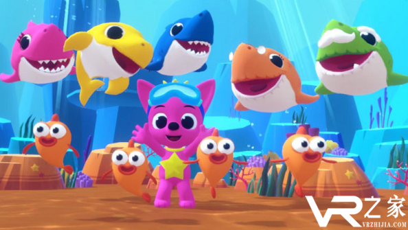 韩国儿童娱乐品牌“Pinkfong”推出《Baby Shark》VR/AR体验内容