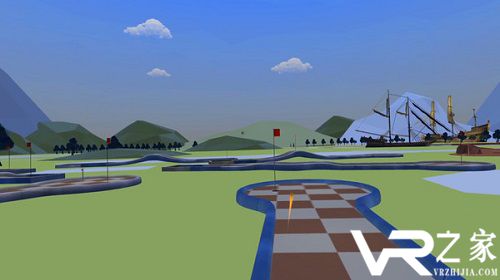在家打高尔夫：VR休闲体育游戏《Wacky Golf Land》登陆Steam