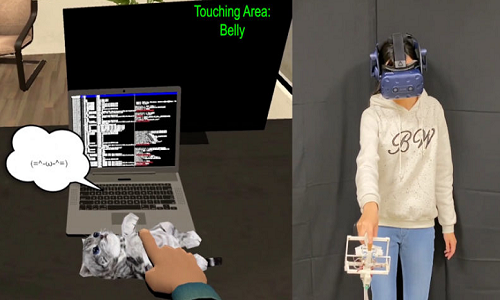 研究人员开发VR触感原型设备HairTouch
