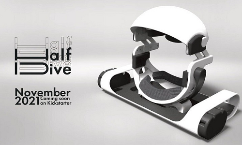全球首款床用VR头戴设备套件HalfDiveBMD