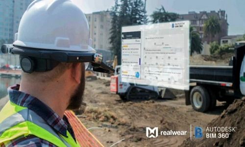 RealWear与Autodesk合作为建筑项目管理提供AR解决方案