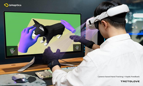 VR触感设备厂商bHaptics发售消费级触感手套“TactGlove”