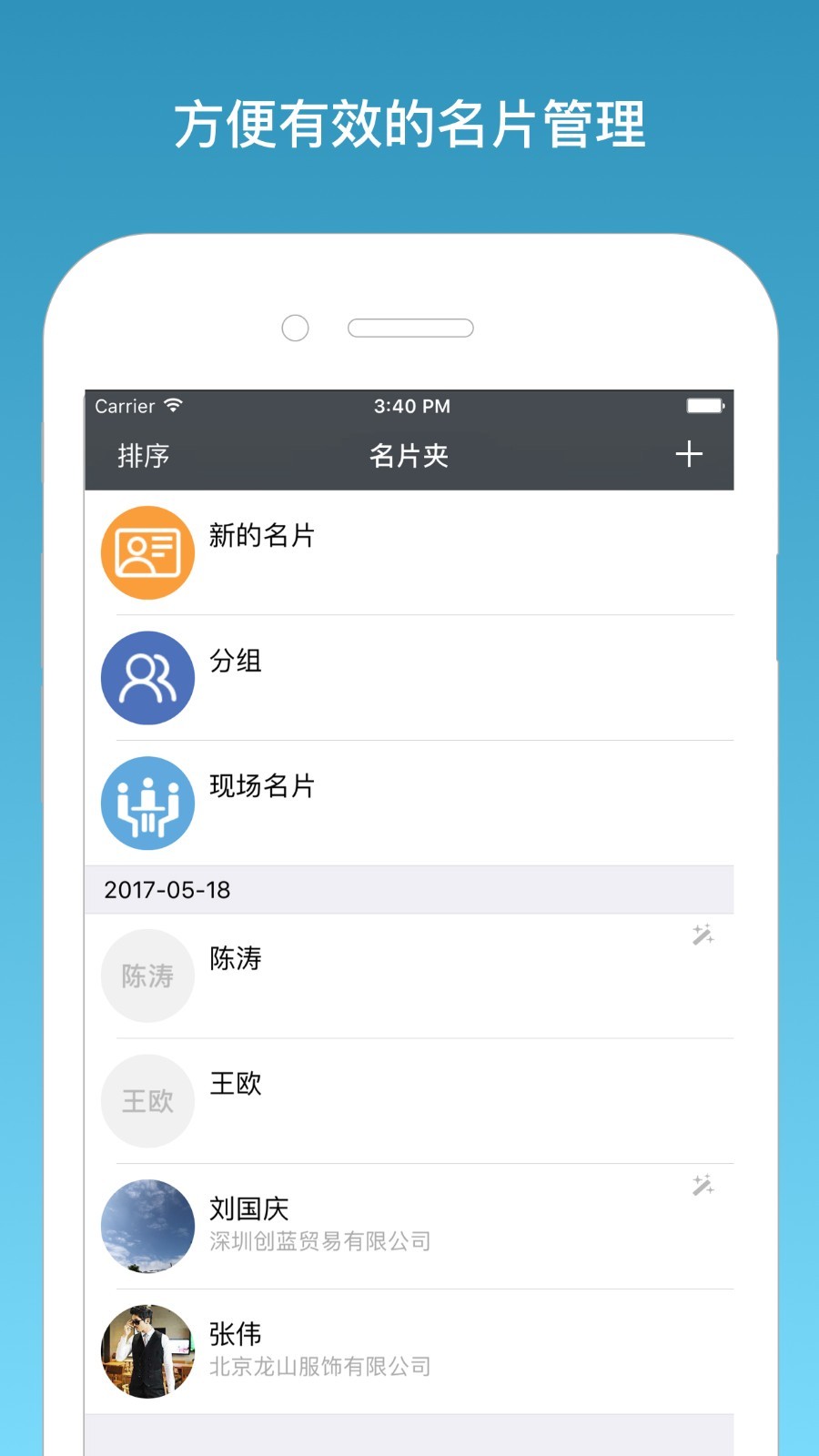 名片一指传(4)
