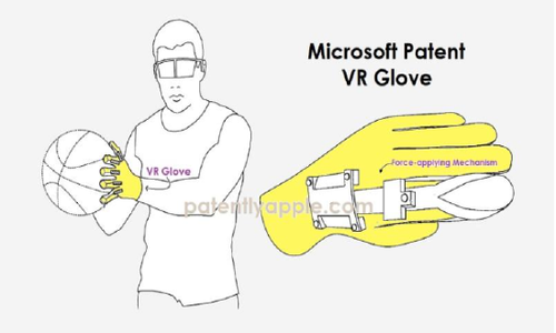 微软VR触觉反馈手套专利曝光