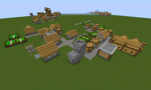 我的世界怎么让村民建造村庄?