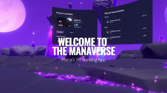 Mana将推出VR银行应用ManaVR
