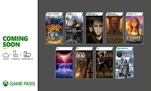 XboxGamePass10月免费游戏